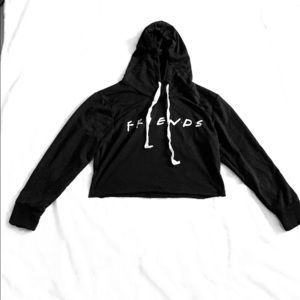 Friends cropped hoodie